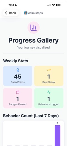 Calm Steps screenshot