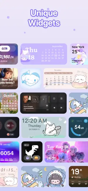 Themes 잠금 화면 위젯, 테마 아이폰 로 꾸미기 iPhone screenshot 4