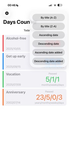 Days Counter, Notes Screenshot 2 of 5