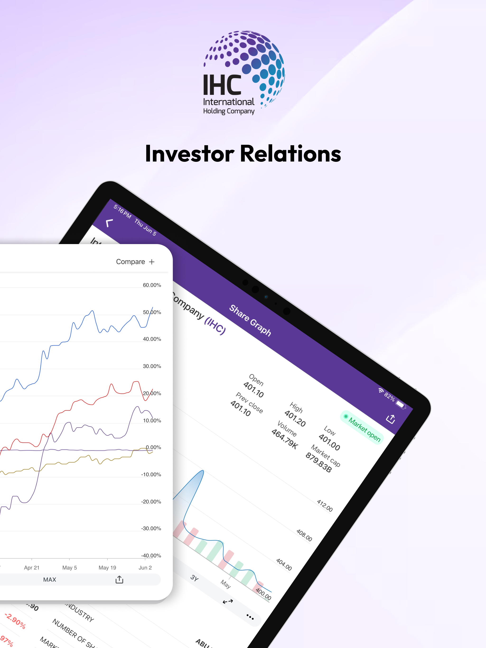 IHC Investor Relations screenshot 12