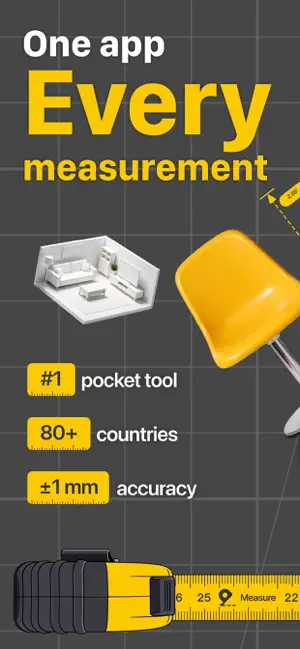 Tape Measure Pro - Ruler AR screenshot 1