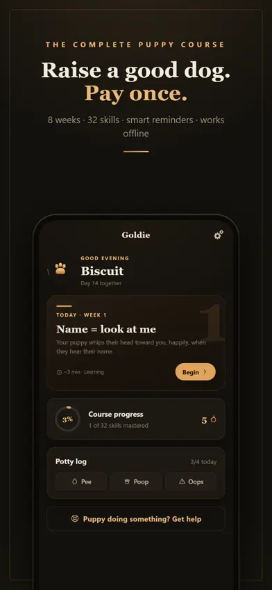 Goldie — Puppy Training screenshot 1