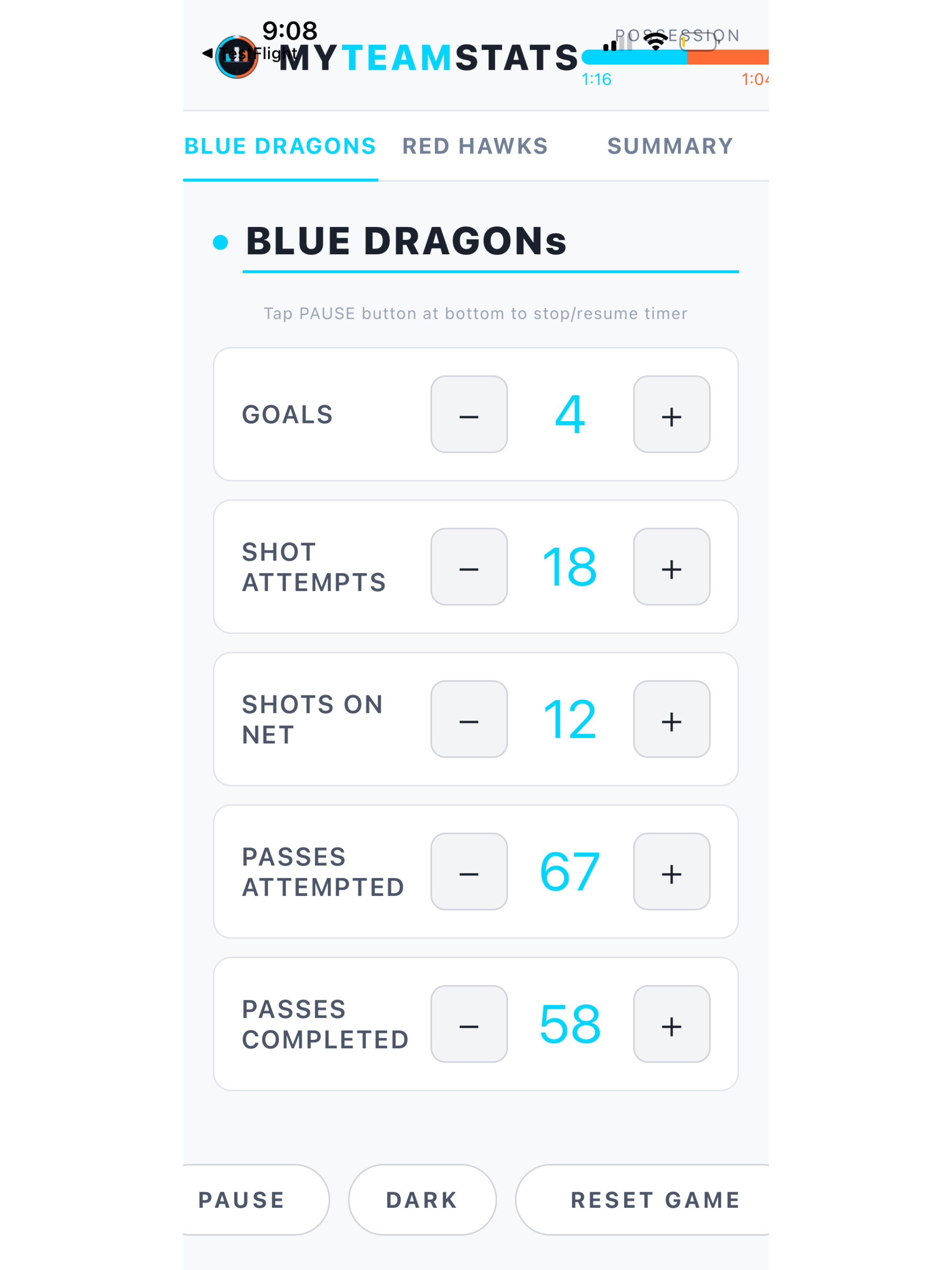 MyTeamStats