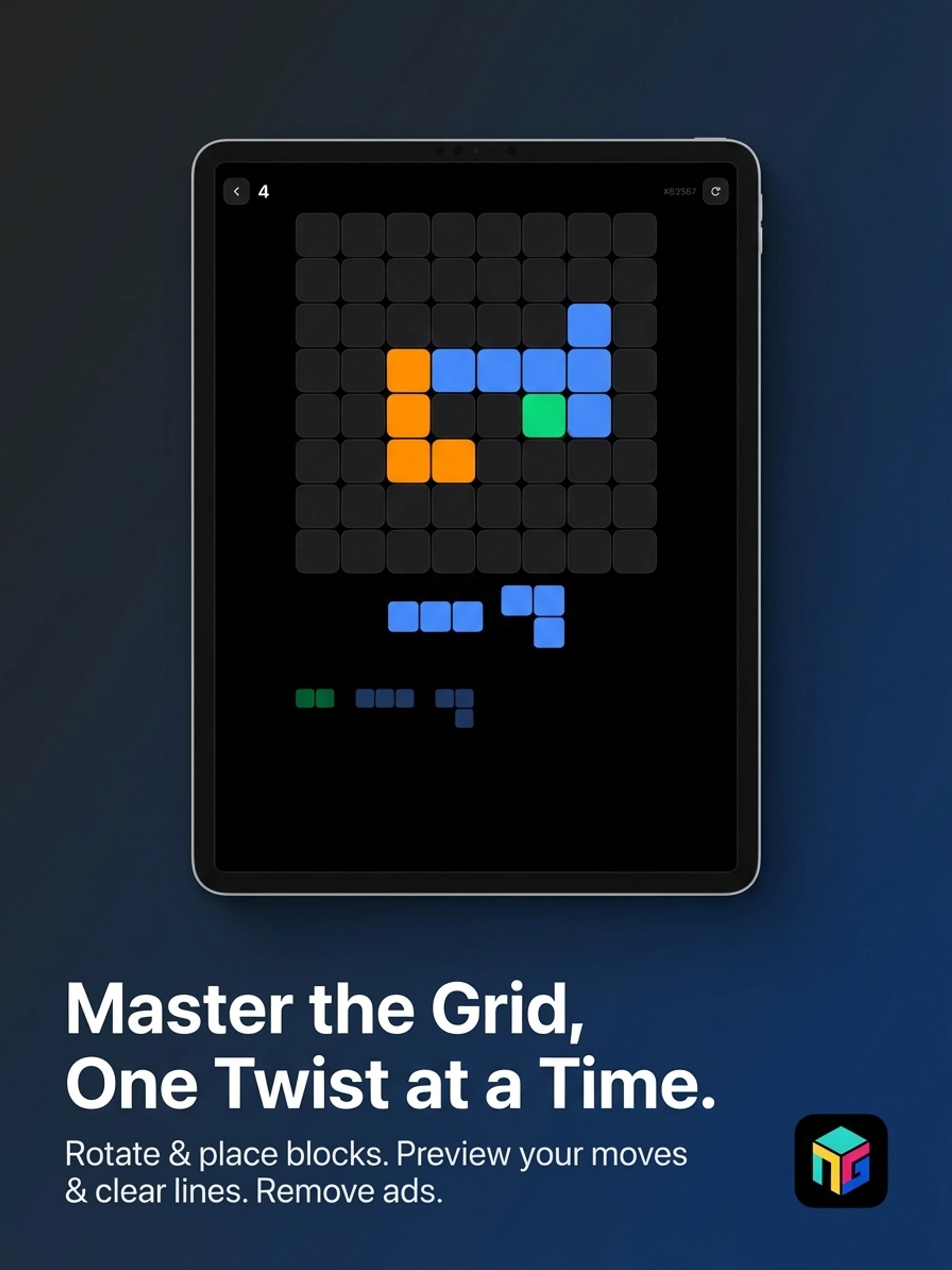 Block Puzzle Rotate: TwistGrid screenshot 12