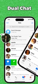 Dual Messenger & Duo Web Chat screenshot