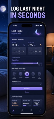 睡眠债追踪器·缺觉记录 screenshot