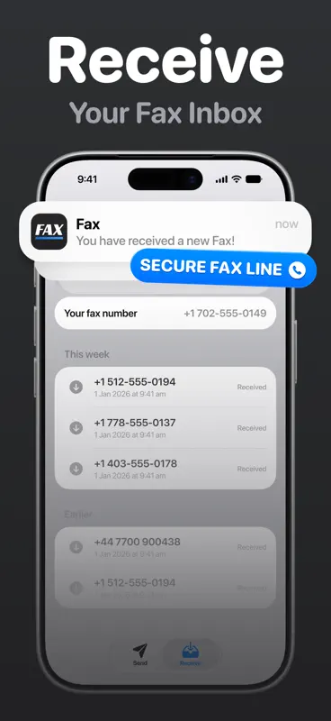 FAX from iPhone - Send Doc screenshot 5 of 6
