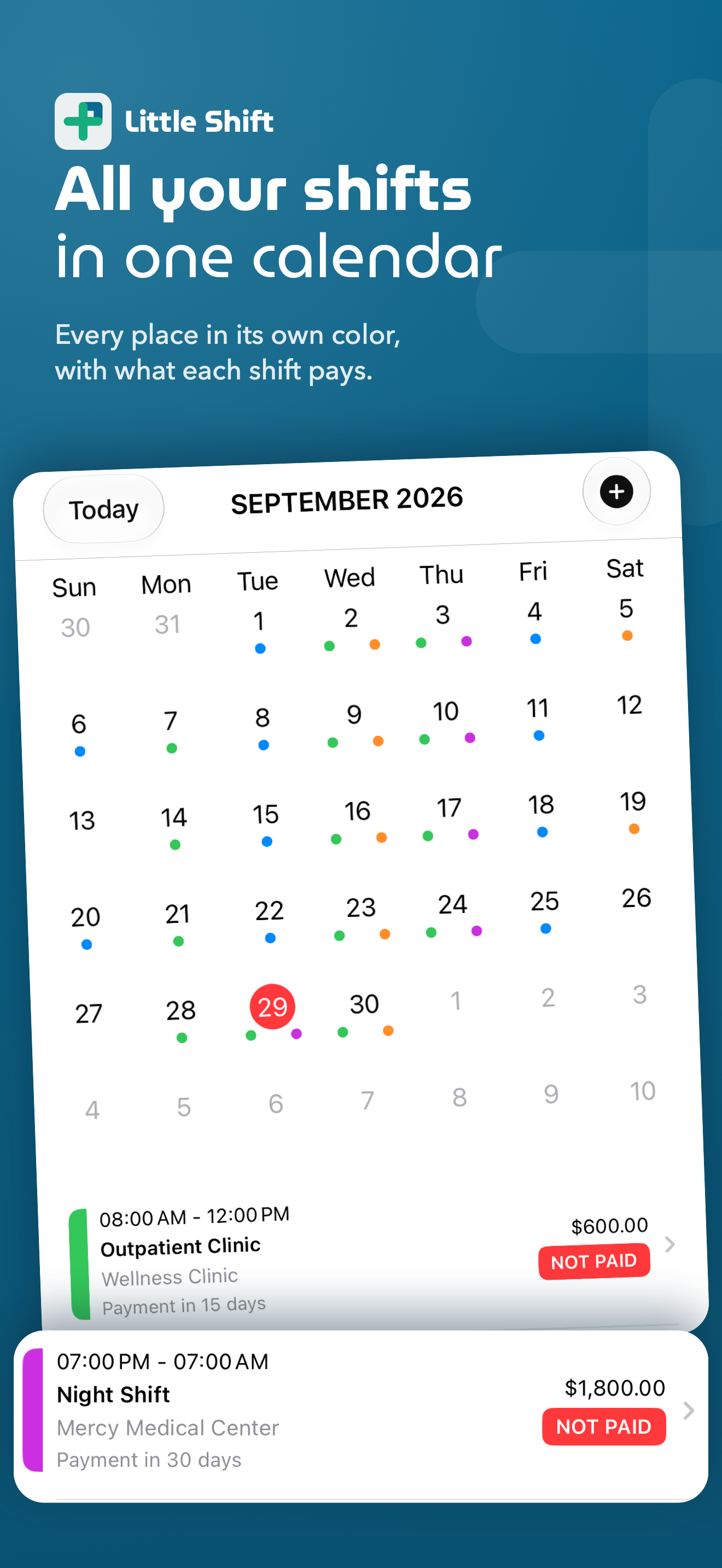 Little Shift: Shift Tracker