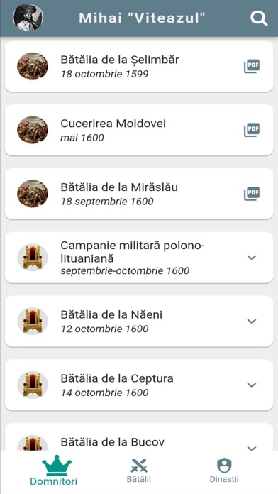 Istorie - Domnitori și Bătălii Screenshot