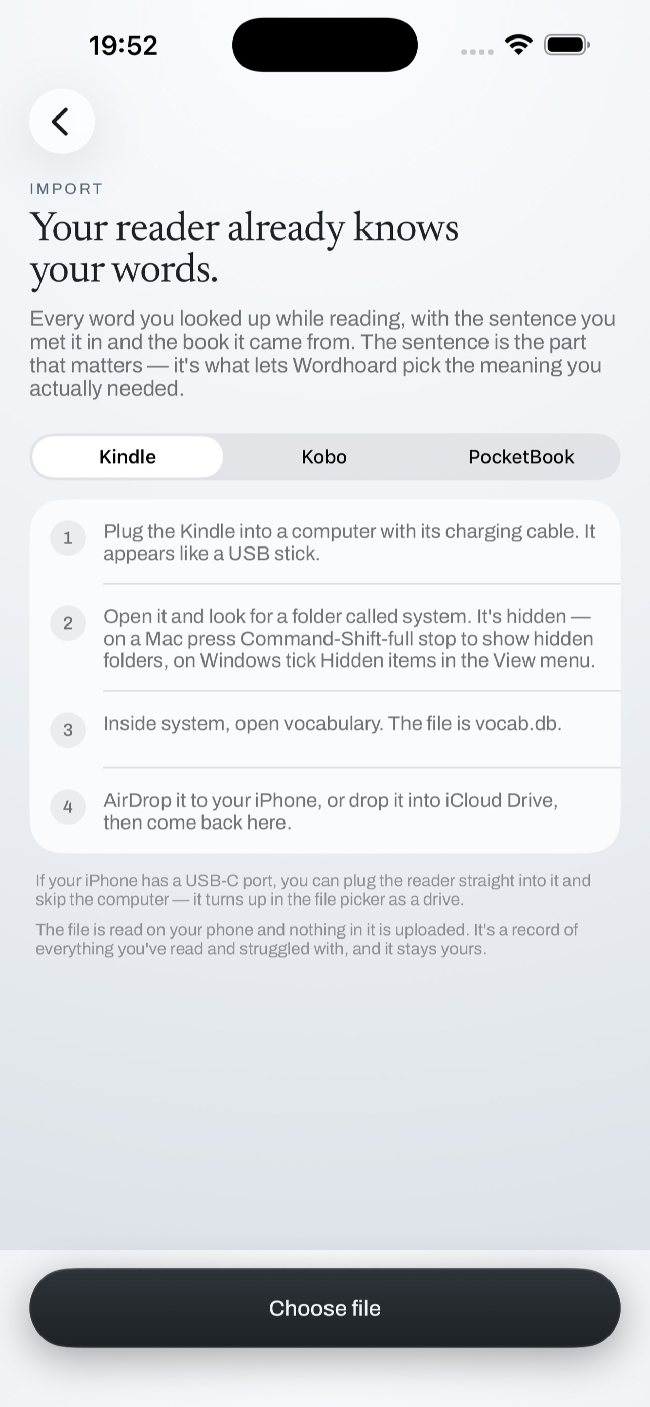 Screenshot 6 of WordHoard:Built for Readers
