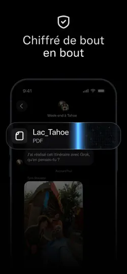 Capture d'écran de XChat sur iPhone 3