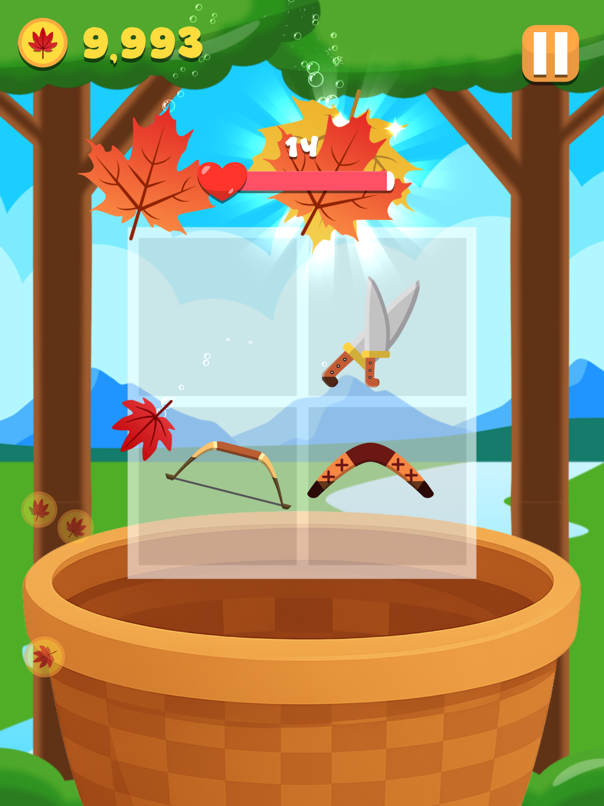 Brimful Leaves