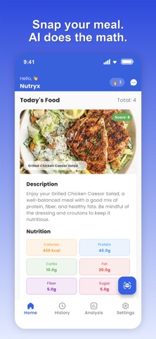 Nutryx: AI Calorie Counter screenshot