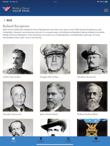 Valor Trail iPad screenshot