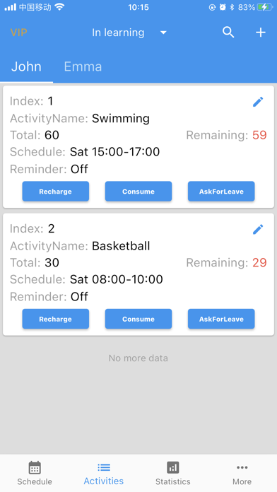 Screenshot 1 of ExtracurricsEase App