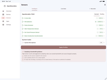 Open Wearables Screenshot 3