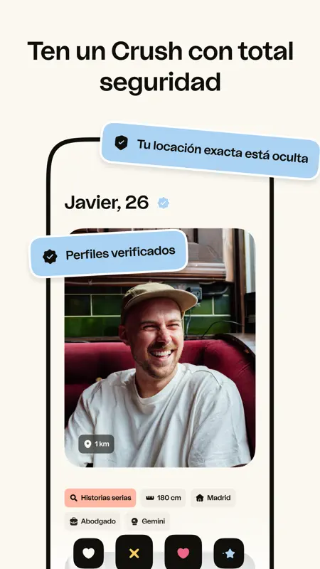 happn: citas, ligar y chat screenshot 4 of 8