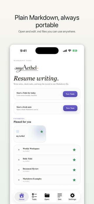 myAethel Screenshot 1 of 5