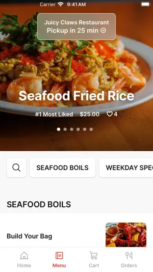 Juicy Claws Restaurant screenshot 2