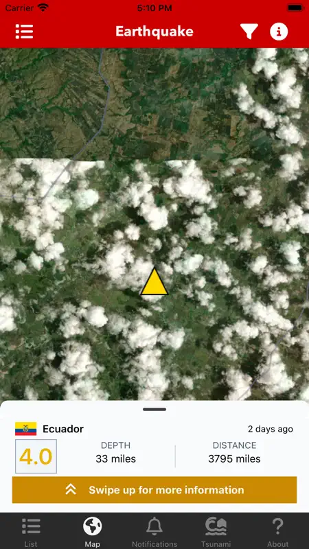 Earthquake: Alerts & Map screenshot 3 of 10