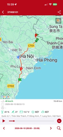 Gotech GPS screenshot