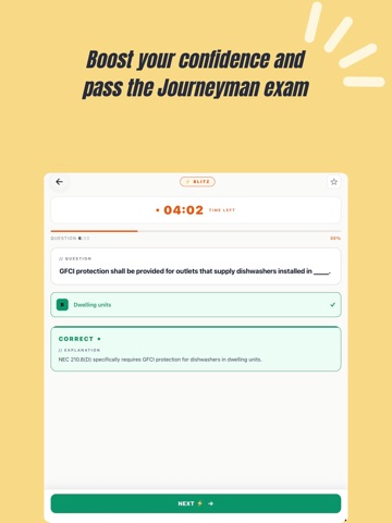 Electrician Journeyman Prep iPad screenshot