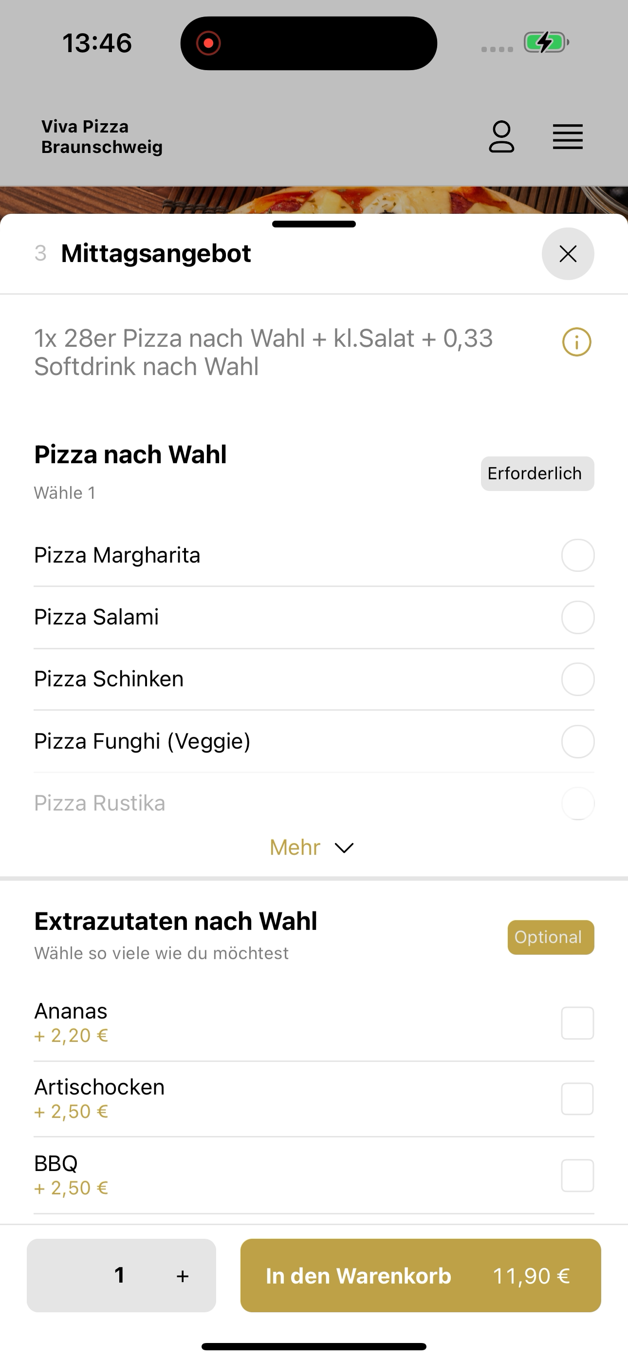 Viva Pizza Braunschweig screenshot 7