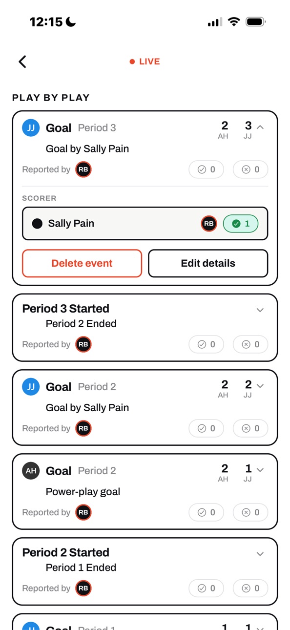 iPhone screenshot