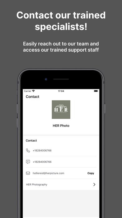 HER Media iPhone screenshot 3 - Business app