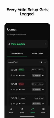SetupRadar: Trading Alerts Screenshot 4 of 6