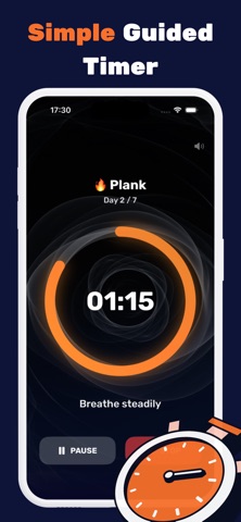 PlankyFit: Daily Plank Timer Screenshot 3 of 4