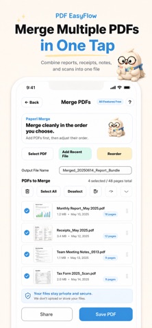 PDF EasyFlow: PDF Edit Merge Screenshot 5 of 7