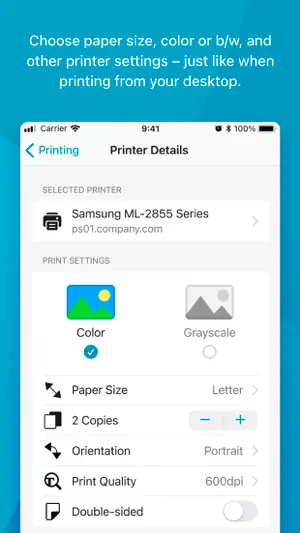 ezeep Printer App screenshot 3