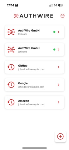 AuthWire Authenticator Screenshot 1 of 6