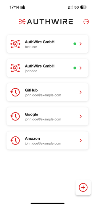 AuthWire Authenticator Screenshot 1 of 6