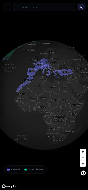 TravelMap screenshot 2