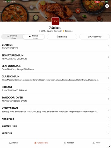 7 Spice iPad screenshot