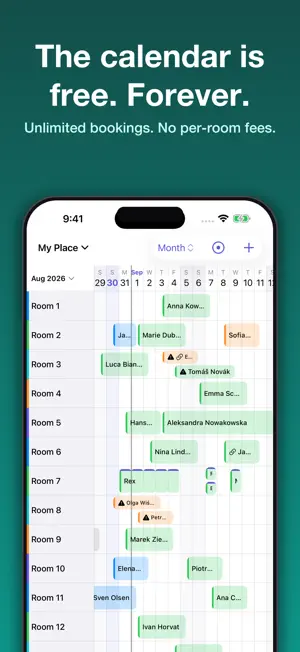 InnGrid: B&B Booking Calendar screenshot 1
