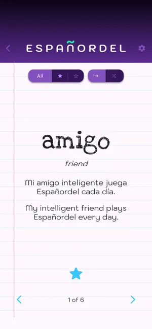 Españordel: Spanish Word Game screenshot 4