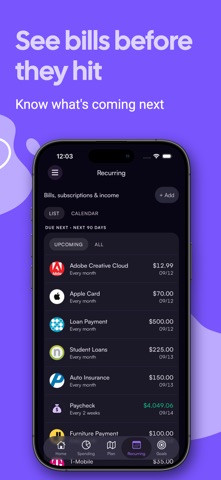 Payday Planner App - MoneyMap Screenshot 3 of 8