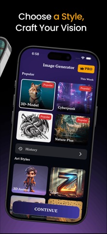 AI Image,Photo & Art Generator screenshot