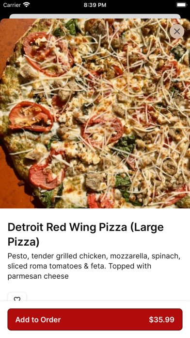 Detroit Pizza App iPhone screenshot 4 - Food & Drink app