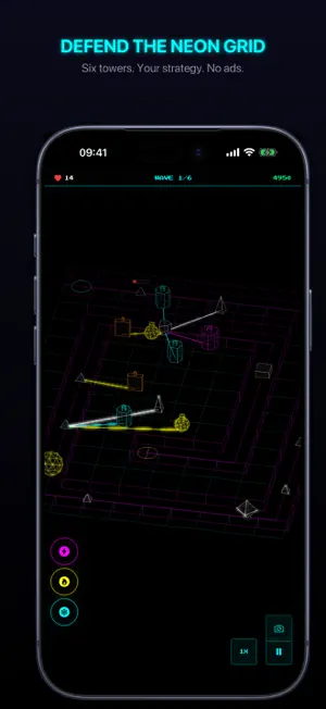 Voltline: Tower Defense screenshot 1