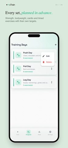 sTrain - Gym Workout Tracker Screenshot 3 of 6