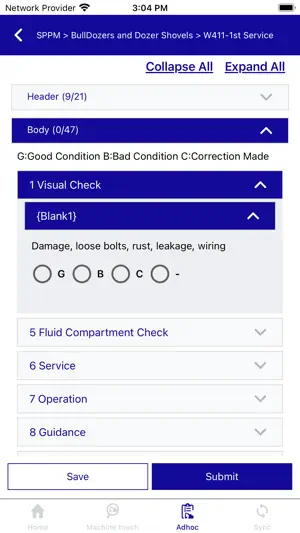 Komatsu Machine Touch App screenshot 3