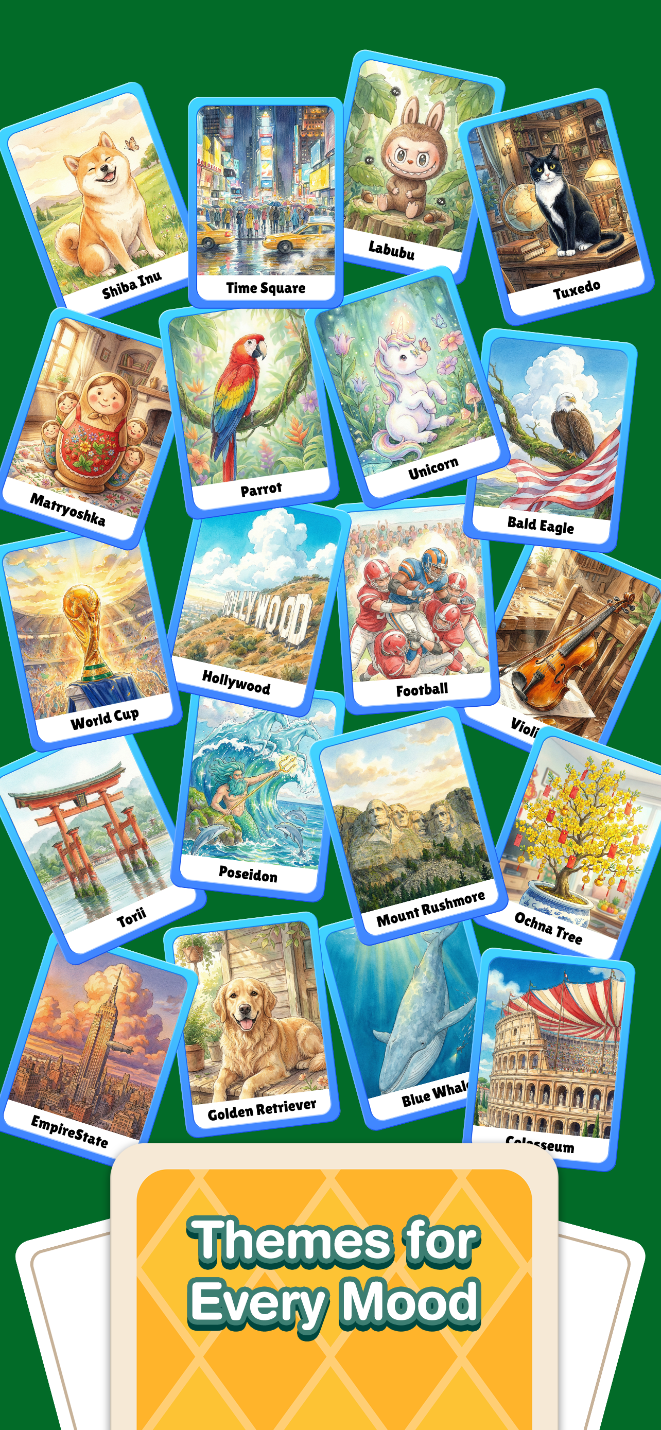Solitaire Art Words Puzzle