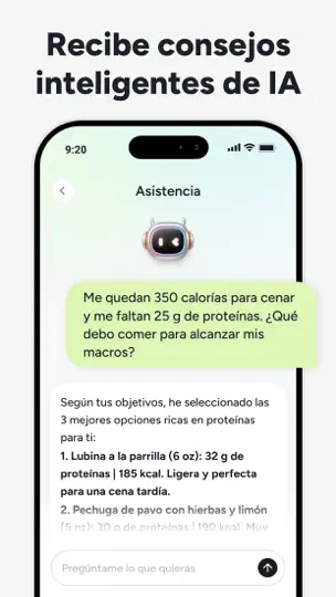 Captura de pantalla de Calife: Cuenta Calorías IA en iPhone 5