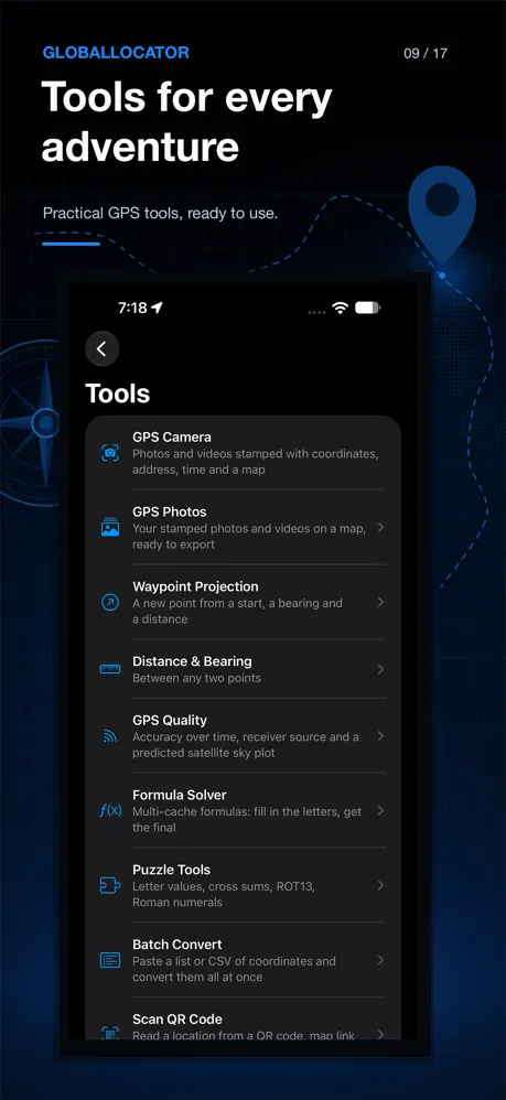 Global Locator on iPhone — screenshot 3