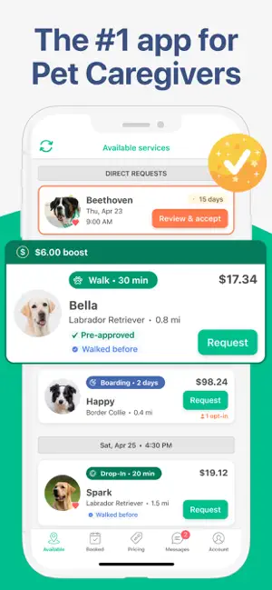 Wag! Pet Caregiver screenshot 1