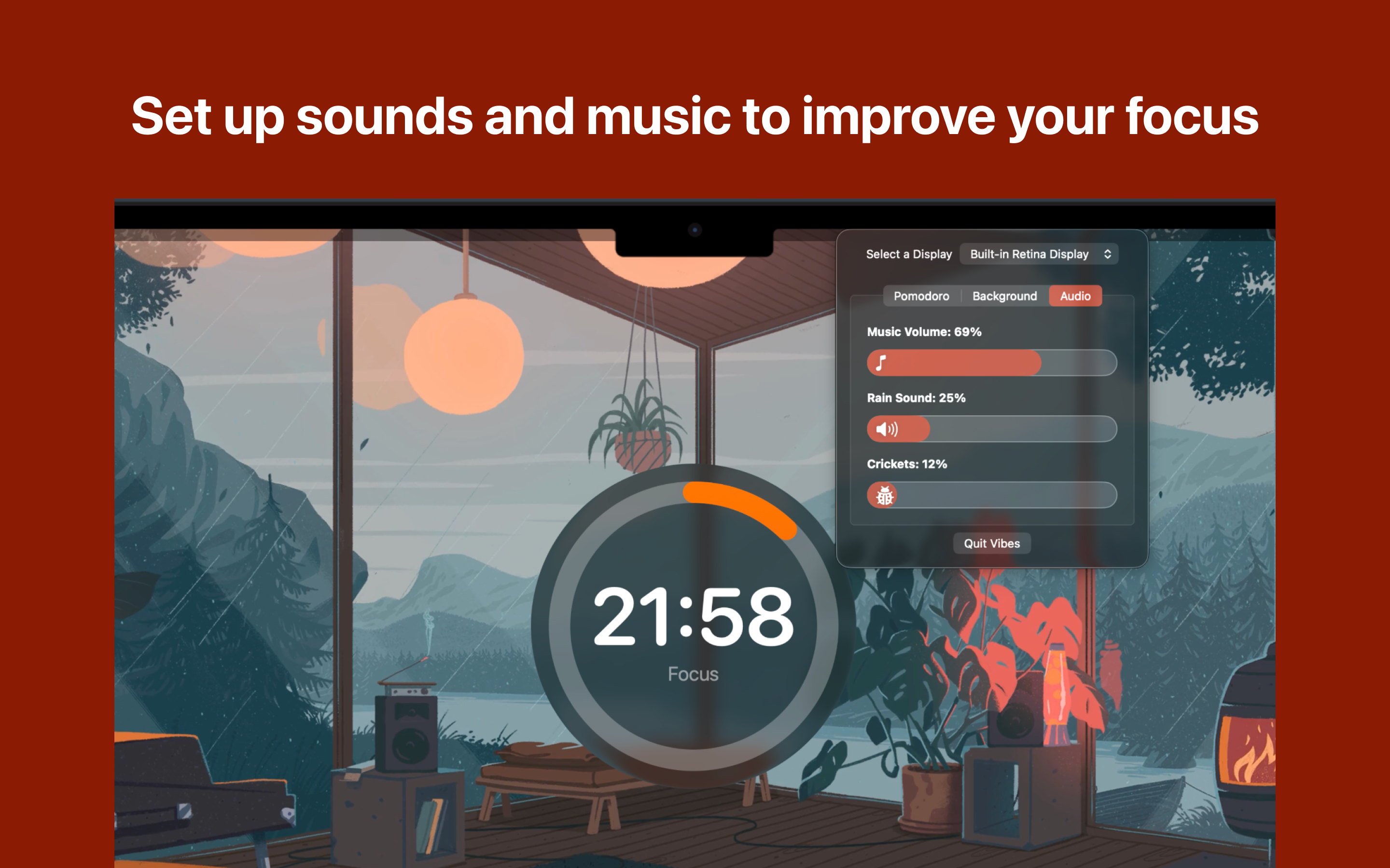 Vibes - Clock, Pomodoro & More screenshot 3